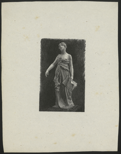 [Statue de la Musique. Façade de l'Opéra Comique]