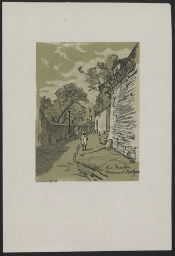 Rue Berton maison de Balzac