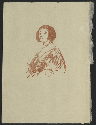 [Portrait de Béatrix de Cusance, d'après Van Dyck]