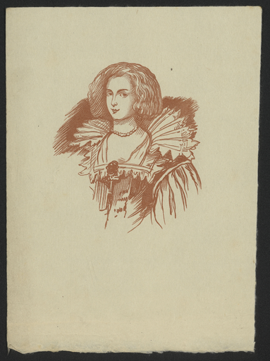 [Portrait de la princesse Marie-Louise de Tassis, d'après Van Dyck]
