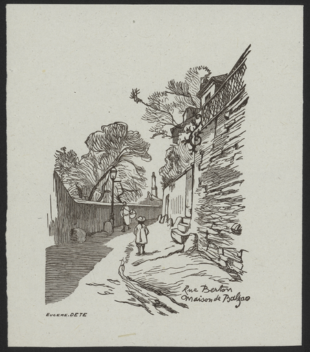 Rue Berton maison de Balzac