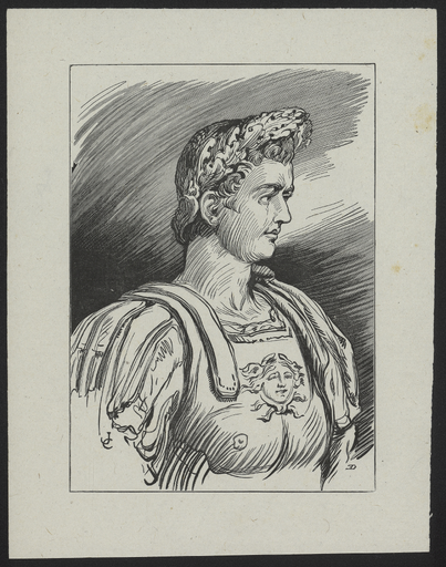 [Buste de Tibère de trois quart face, collection Campana]
