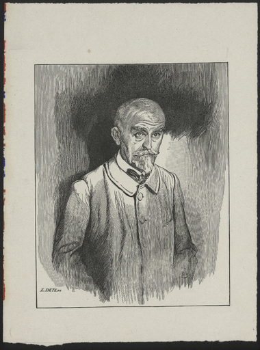 [Portrait de Joris-Karl Huysmans en noir]