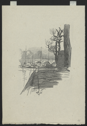 [Vue des quais et de la Seine donnant sur le Pont Neuf à Paris]