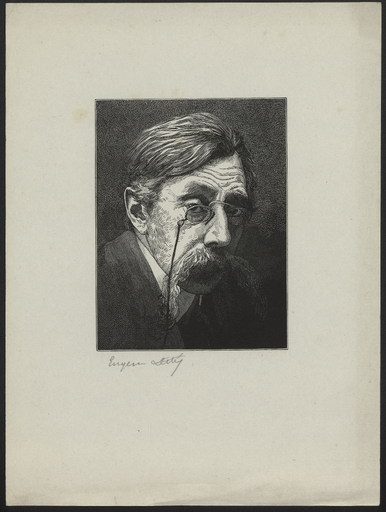 [Portrait du poète Emile Verhaeren]
