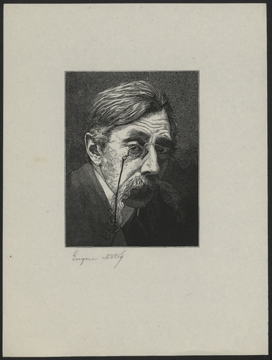 [Portrait du poète Emile Verhaeren]