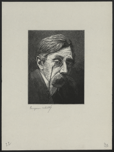 [Portrait du poète Emile Verhaeren]