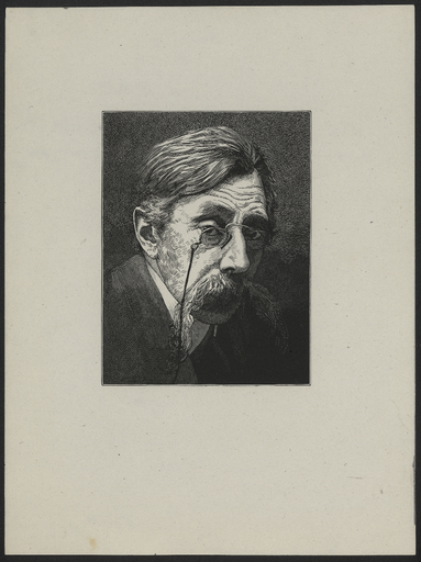[Portrait du poète Emile Verhaeren]