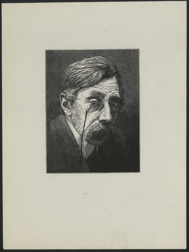 [Portrait du poète Emile Verhaeren]