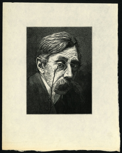 [Portrait du poète Emile Verhaeren]
