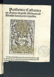 Parthenice Catharinaria Fratris Baptiste Mantuani : ab Ascensio familiariter exposita