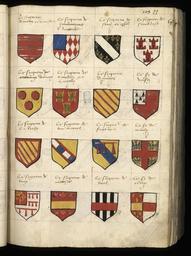Provincial armorial, contenant les armoiries de la pluspart des royaumes et estats chrestiens, compilé soubs nos quatre derniers ducs de Bourgogne