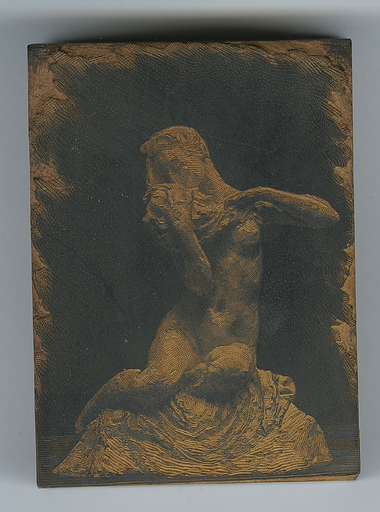 Matrice de [La muse d'André Chénier assise]