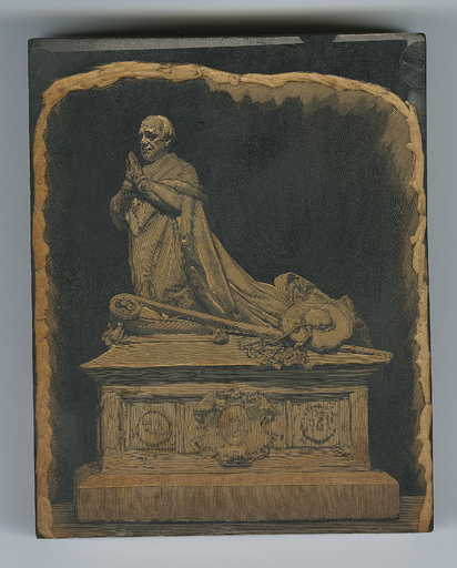 Matrice du [Tombeau du cardinal Ernest Bourret]