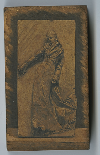 Matrice du bas-relief [Ophélie ?]