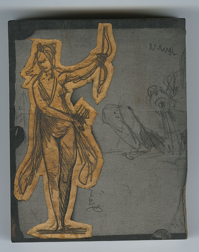 Matrice d'un [Croquis de "Diane chasseresse"]