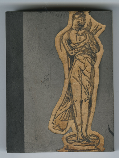 Matrice du [Croquis de la première version de la muse d'André Chénier]