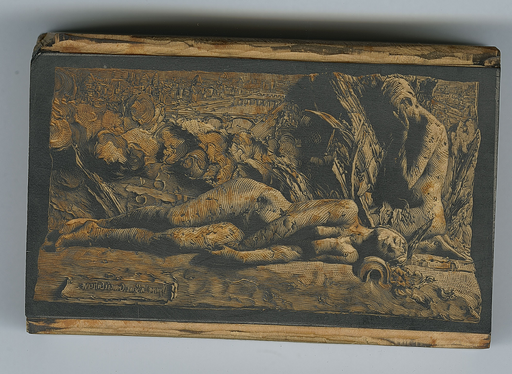 Matrice du bas-relief de la "Nymphe la Seine changée en fleuve"