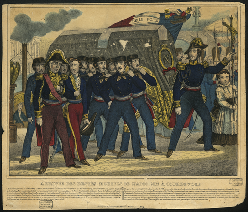 Arrivée à Paris des restes mortels de Napoléon à Courbevoie