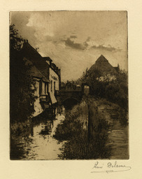 Rivière Balhaut et ancienne Eglise du Faubourg de Paris